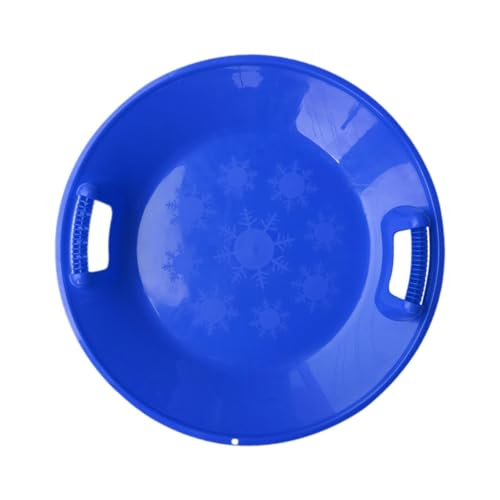 Menolana Snow Sled Sledge Toboggan Grass Sliding Sled Skiing Board Winter Toy Luge Downhill for Kids Children Family Adults Boys Girls, Blue L