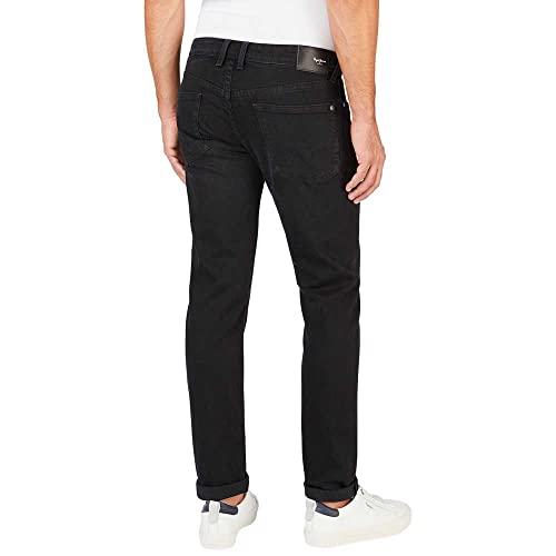Pepe Jeans Herren Hatch Jeans, Schwarz (Denim-xf1), 31W / 34L EU – Ansicht 2