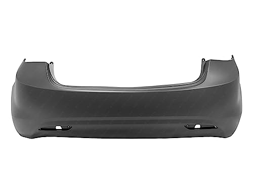 MBI AUTO - Primered, Rear Bumper Cover for 2011 2012 2013 Hyundai Elantra Sedan 11 12 13, HY1100180