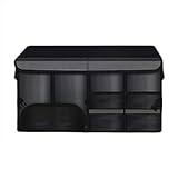 Car Trunk Organizer - Super Strong Foldable Storage Cargo Box for Suv, Auto, Truck - Nonslip Waterproof Bottom, Fits Any Vehicle, Car Storage Box, Foldable Car Storage Box, Storage Box Trunk Organizer