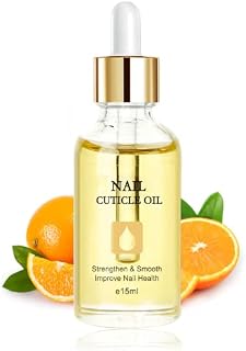 Nail Oil Cuticle with Vitamin E & B, Cuticle Oil for Nails, Jojoba Nail Cuticle Oil,Moisturizes Cuticle and Nail's Skin, Strengthens Nails, Prevents Hangnails and Chapped 15ML