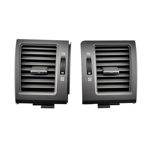 Compatible For Toyota Land Cruiser 200 LC200 2008 2009 2010-2015 Grill Car A/C Air Conditioner Outlet Air Fresh Grill Outlets(LH-RH-gray-B)