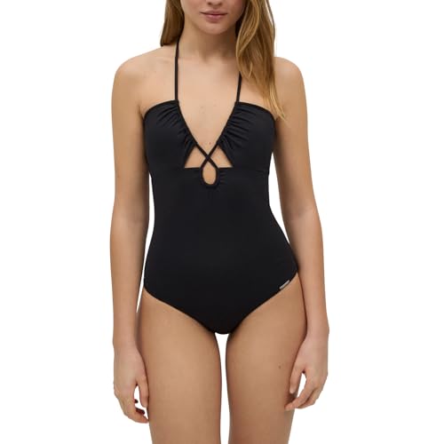 YSABEL MORA Bañador Anudado al Cuello Diseño Único y Sostenible con Materiales Reciclados para un Estilo Moderno y Confort Máximo en Playa o Piscina Colección