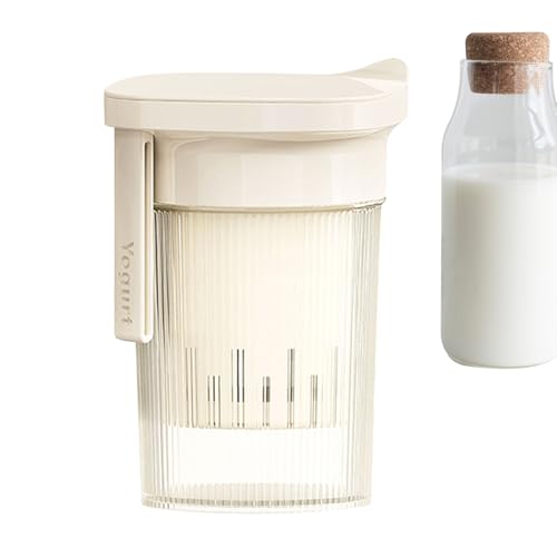 Filtro de yogur | Tamiz multifunción para yogurtera y colador | Juego de con malla fina reutilizable para frutas, alimentos y café