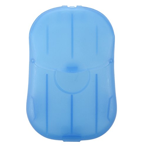 SODIAL(R)2 boxes Mini Washing Hand Bath Travel Scented Slide Sheets Foaming Box Paper Soap