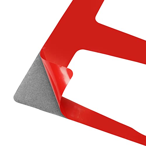 OZEQO Fibra de carbono Carro Ventilação de ar condicionado traseiro Adesivos decorativos, Ajuste par