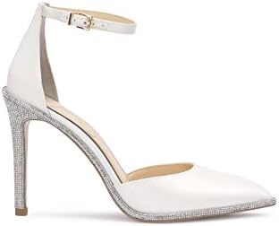 Jessica Simpson Women's Pemota Pointed Toe Pump, White, 10 | Image 7
