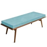 GXFWJD 5cm Cojin Banco Exterior colchoneta Banco Jardin con Antideslizante