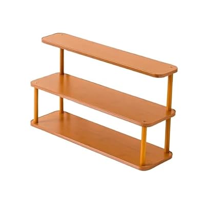 WANGHAI2024M Bookcases Small Open Three-Layer Storage Rack Office Density Board Desktop Bookshelf
