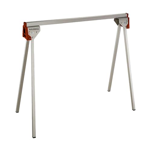 Buildskill Saw Horse, Lightweight Table Saw Machine for Wood Cutting, Portable Sawhorse, Supports Upto 450KG, Multipurpose Saw Horse, Portable, Ideal for Workbench & Paint Trestle Needs (Pack of 1) (B0CNQ79GQC) Amazon Price History, Amazon Price Tracker