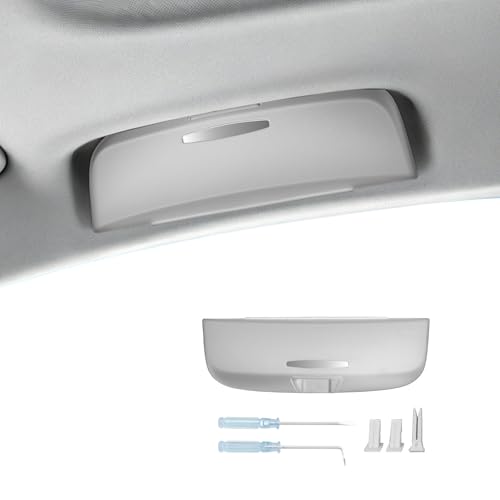 Support lunettes Skoda Elroq 2025 Enyaq boite rangement voiture gris