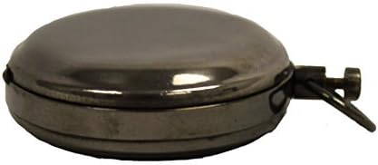 NauticalMart 1.75" Antique Push Botton Camping Brass Compass Pocket Compass