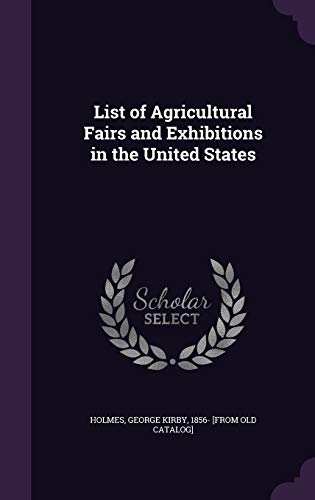 List of Agricultural Fairs and Exhibitions in the United States