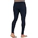 Fruit of the Loom Men's 2-Pack Recycled Waffle Thermal Underwear Bottom, Black/Navy, Medium