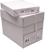 Kopierpapier, A4, 80 g/m², hochwertig, Weiß, 1 - 5 Ries (2 Stück)