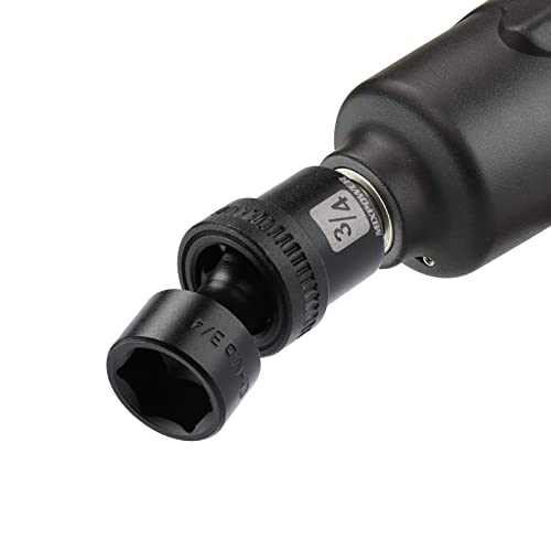 MIXPOWER 1/2" Drive Shallow Impact Universal Joint Swivel Socket Set, SAE, 7/16" to 1-1/4", Shallow, Flexible Wobble, Chrome Molybdenum Steel, 14 Pieces Set by MIXPOWER - Image 7