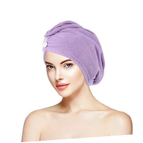 Balacoo 3 Pçs Toalha De Banho Envoltório De Cabelo Cabelo Longo Chapéu Seco Envolto Touca De Banho T