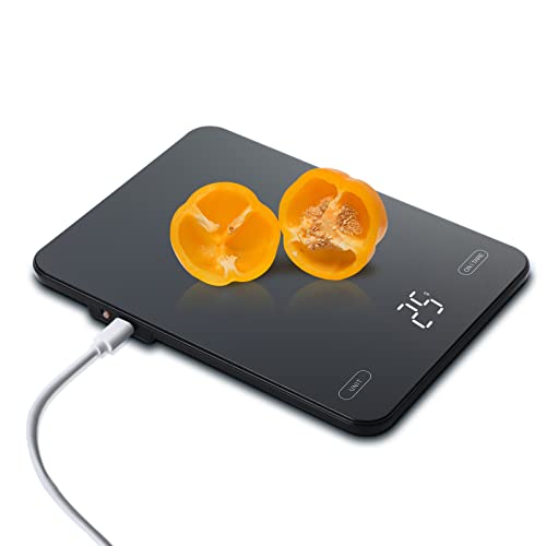 Eravsow Usb Rechargeable Food Scale,22Lb/10Kg Digital Kitchen Scale For Cooking And Baking,1G Accuracy And Back-Lit Led Display. #TOP23