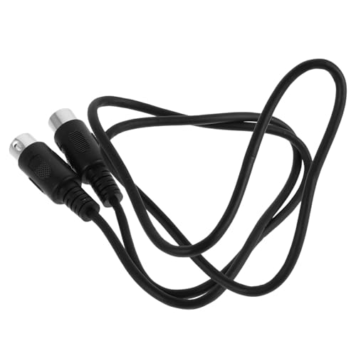POPETPOP Câble Midi pour Instrument Noir en Pvc Connexion Stable et Facile à Brancher, pour Performance et Utilisation Professionnelle Synthétiseurs et Instruments Musicaux