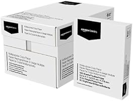 Amazon Basics 92 Bright Multipurpose Copy Paper - 8.5 x 11 Inches, 10 Ream Case (5,000 Sheets)