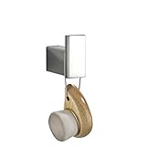 Beelee Pared Montaje Percha de Bao, Toallero abrigo Ropa Gancho, Acero Inoxidable, Pulido, BA8006SC