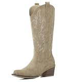 YZNVCG Cowboy Boots for Women Mid Calf - Cowgirl Boots...