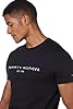 Tommy Hilfiger Men’s Short Sleeve Round Neck Core Tommy Logo T-Shirt, Black (Jet Black), XS #1