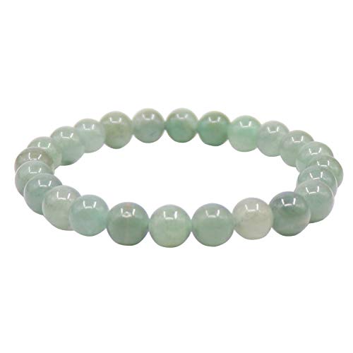UEUC 8mm Semi Precious Bead Bracelet Bracelet Naturel Bracelet Élastique Bracelet Femme Cadeau D'anniversaire Unisexe