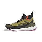 Adidas Herren Terrex Free Hiker 2 GTX Sneaker, Pulse Olive/Focus Olive/Impact orange, 44 EU