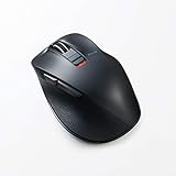 ELECOM -Japan Brand- Bluetooth Computer Mouse, Quiet Click, Ergonomic Design Reduces Muscle Pain, 5...