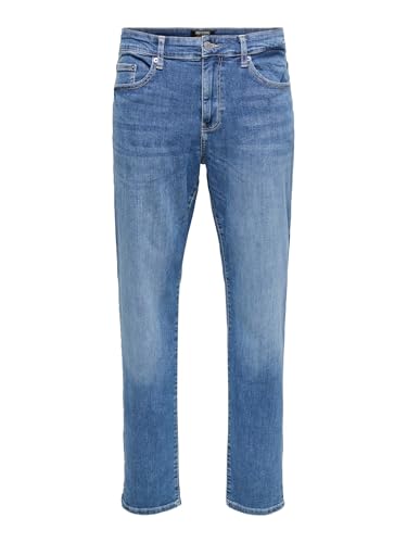 Jean regular fit Only & Sons ONSWEFT en taille moyenne pour homme