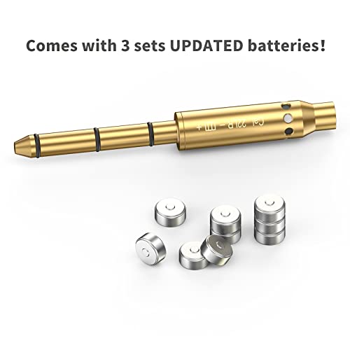 Tipfun .22Lr Red Laser Bore Sight End Barrel Laser Boresighter Easy To Fit Revolvers Pistols Rifle And Air Guns #TOP4