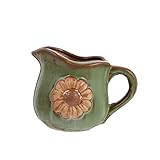 Photo Gallery sosoport vaso da fiori in ceramica in stile retrò vintage con manico in rilievo a forma di margherita versatile decorazione per la casa per piante Photo Gallery sosoport vaso da fiori in ceramica in stile retrò vintage con manico in rilievo a forma di margherita versatile decorazione per la casa per piante