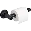 Jeasor Industrial Pipe Toilet Paper Holder, Retro Farmhouse Style Roll Tissue DIY Wall Mount Paper Holder Towel Racks, Save Space, No Rust, Heavy Hardware for Bathroom, Kitchen, Bedroom