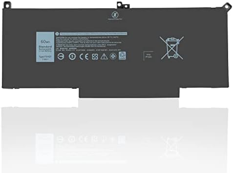 60Wh F3YGT Laptop Akku für Dell Latitude 12 7000 7280 7290 13 7000 