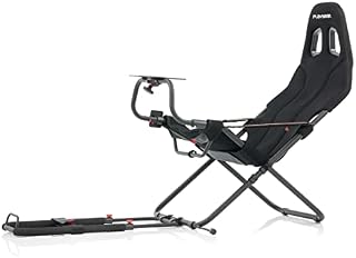 Playseat Challenge Sim Racing Cockpit | Foldable & Adjustable | for High Performance Sim Racing | Compact & Flexible | Supports All Steering Wheels & Pedals | for PC and Console | Actifit Edition