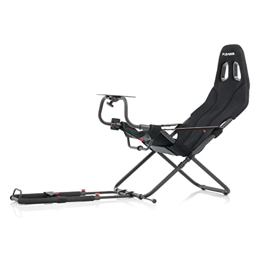 Playseat Simulador de corrida Challenge Cockpit | Dobrável e ajustável | para corrida de Sim de alto desempenho | Compacto e flexível | Suporta todos os volantes e pedais | para PC e console