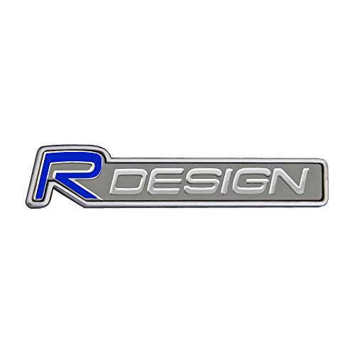 myswedishparts Volvo R-Design Sticker Universal Peel-N-Stick Application Small 69MM
