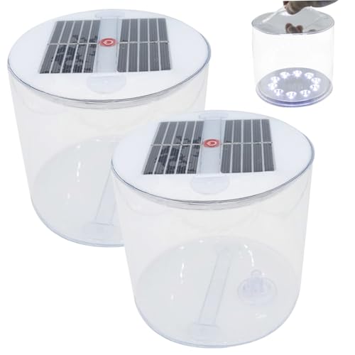 Lanterne solaire gonflable de camping pliable : lampe portable étanche pour randonnée