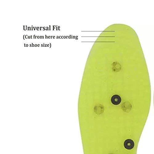 Acupressure Bio-Magnetic Foot Mat for Stress and Pain relief With Yoko Polyplastics Sole Height Increase Reflexology Device Massager (Multicolor) 2