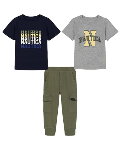 Nautica 3 PC TWO TEE PANT SET