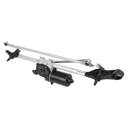Image of cciyu Front Wiper Motor With Linkage Assy Compatibility with 2013-2018 For For 320i,2017-2020 For For 440i xDrive,2015-2020 For For M4 OE: 61617260488 4 Pins