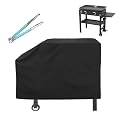 28 inch Blackstone Griddle Cover?600D Heavy Duty Waterproof Anti-UV Canvas Flat Top BBQ Cover for Blackstone 28'' Outdoor Cooking Gas Grill Griddle Station,