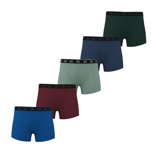 Image of Giorgio Boys Junior 5 Pack Comfort Trunks Bright/Black 9-10 Years