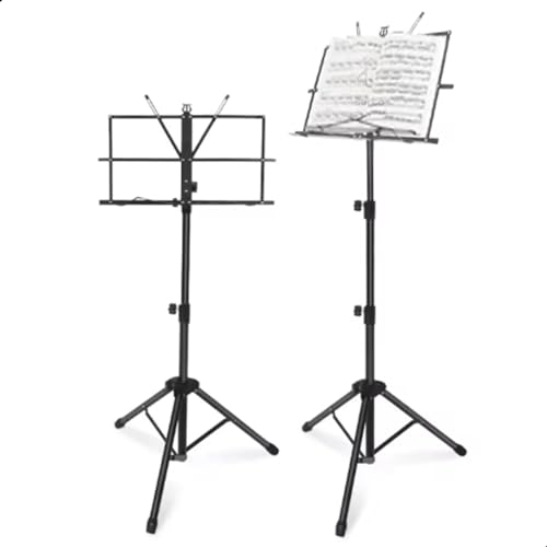 Suporte Estante De Partitura Pedestal Musical Bertô Maestro Dobrável Com Bolsa Bag Tripé Resistente