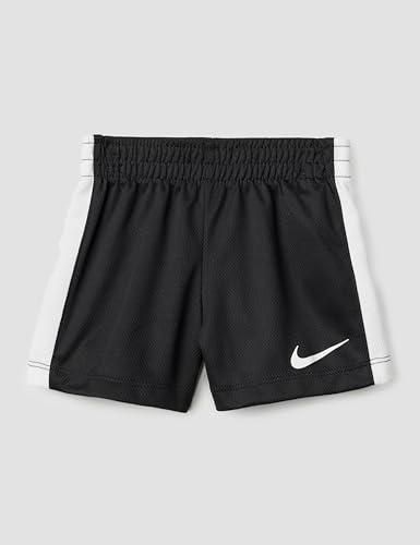 Image of Nike Baby Dri-FIT Swoosh Logo T-Shirt and Mesh Shorts 2-Piece Outfit Set