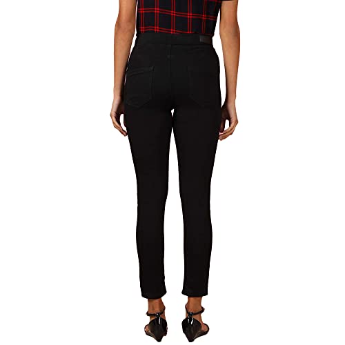 Image of Life by Shoppers Stop RegularFit Regular Length Cotton Lycra Womens Jeans