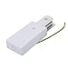 New Lon0167 Track Live Featured End Connector Insulated reliable efficacy 2-Wire Rail Joiner Light Mounted Fitting White(id:3fc 07 6f ed1)
