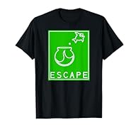 Escape artist with an escape plan for every escape room? Or do you just need to get away on vacation? Free yourself Need to escape life, escape stress, break free on holiday for the great escape or breakout from routine? Lightweight, Classic fit, Dou...