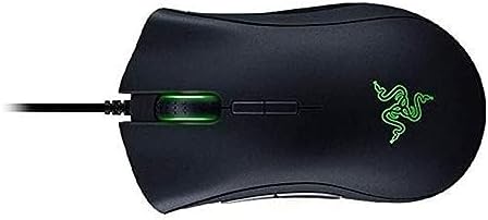 Razer DeathAdder Elite Gaming Mouse: 16,000 DPI Optical Sensor - Chroma RGB Lighting - 7 Programmable Buttons - Mechanical Switches - Rubber Side Grips - Classic Black - 2